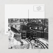 De Lissabon-trams van 1950 723 en 728 Briefkaart (Voorkant / Achterkant)