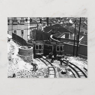 De Lissabon-trams van 1950 723 en 728 Briefkaart