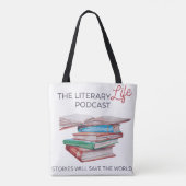 De literaire boekenzak tote bag (Achterkant)