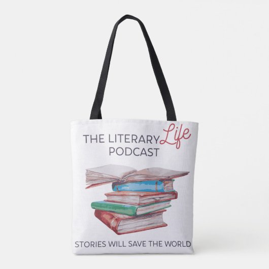 De literaire boekenzak tote bag (Achterkant)