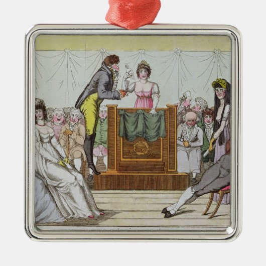De literaire samenleving metalen ornament (Voorkant)