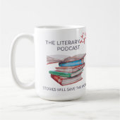 De Literary Life 15-oz mok (Links)
