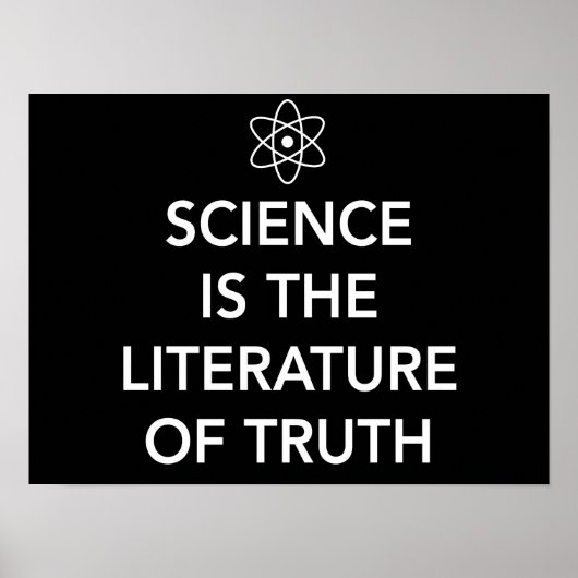 De literatuur van de waarheid poster (Voorkant)