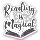De literatuurlezing van het boek is Magisch Sticker (Voorkant)