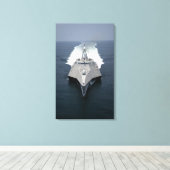 De litorale strijd tegen de onafhankelijkheid van canvas afdruk (Insitu (Houten vloer))