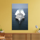 De litorale strijd tegen de onafhankelijkheid van canvas afdruk (Insitu (Woonkamer))