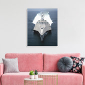 De litorale strijd tegen de onafhankelijkheid van canvas afdruk (Insitu (Woonkamer))