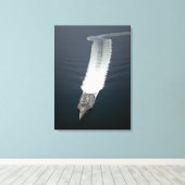 De litorale strijd tegen de onafhankelijkheid van  canvas afdruk (Insitu (Houten vloer))