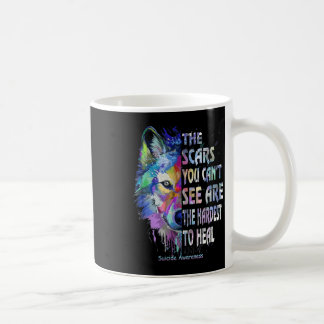 De littekens die je niet kunt zien, zijn het moeil koffiemok