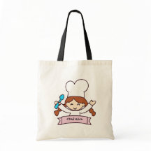De Little Chef Handgetekende Canvas Tote Bag
