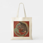 De Little Dragon-tas Tote Bag (Achterkant)