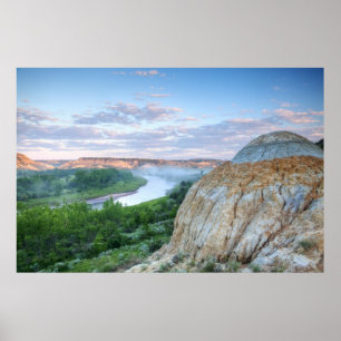 De Little Missouri-rivier bij de Little Poster