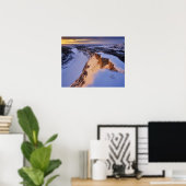 De Little Missouri-rivier in de winter in Poster (Thuiskantoor)