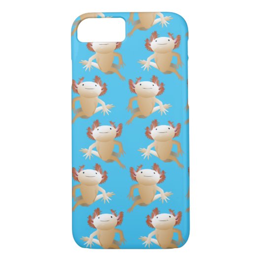 De liucistische Axolotl-telefoondraagtas Case-Mate iPhone Case (Achterkant)