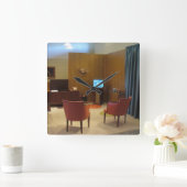 De "Living Room Wall Clock" van RoseWrites uit 196 Vierkante Klok (Huis)