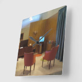 De "Living Room Wall Clock" van RoseWrites uit 196 Vierkante Klok (Hoek)