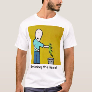 DE LIZARD TEKENEN T-SHIRT