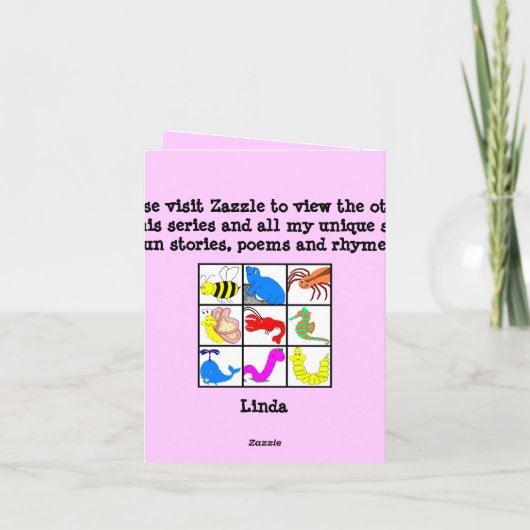 De Lobster - de grootte van de nota - de kaart van (Achterkant)