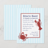 de Lobster en de krab Kaart (Voorkant / Achterkant)