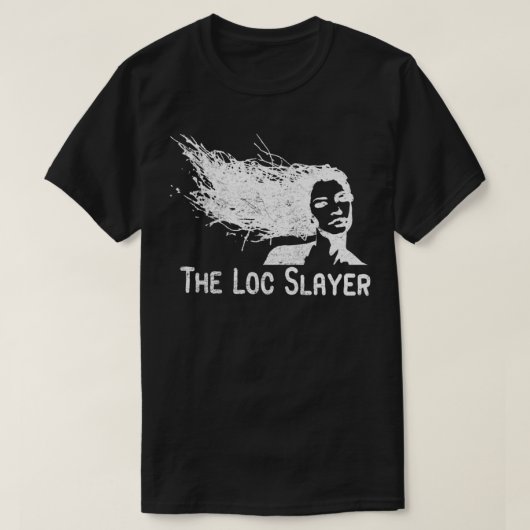De Loc Slayer dreadlocks haardeeg rasta vrouwen T-shirt (Design voorkant)
