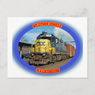 De Locomotief van CSX Briefkaart