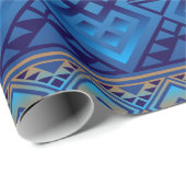 De Lodge (blauw) Cadeaupapier (Rol Hoek)