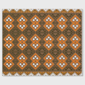 De Lodge (bruin) Cadeaupapier (Vlak)