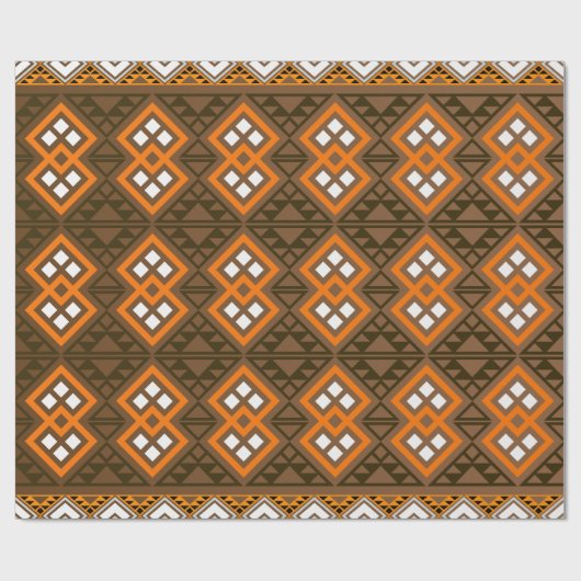 De Lodge (bruin) Cadeaupapier (Vlak)