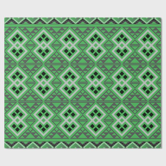 De lodge (groen) cadeaupapier (Vlak)