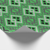 De lodge (groen) cadeaupapier (Hoek)