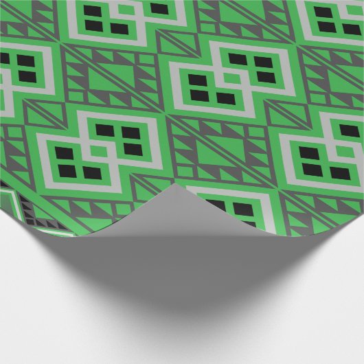 De lodge (groen) cadeaupapier (Hoek)