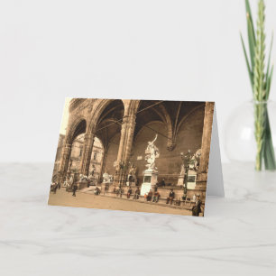 De Lodge van de Lancers. Florence Italië. Feestdagen Kaart