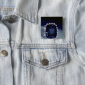 De Logan Brooch Vierkante Button 5,1 Cm (In situ)