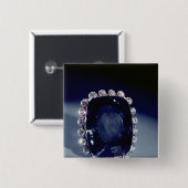De Logan Brooch Vierkante Button 5,1 Cm (Voorkant /achterkant)