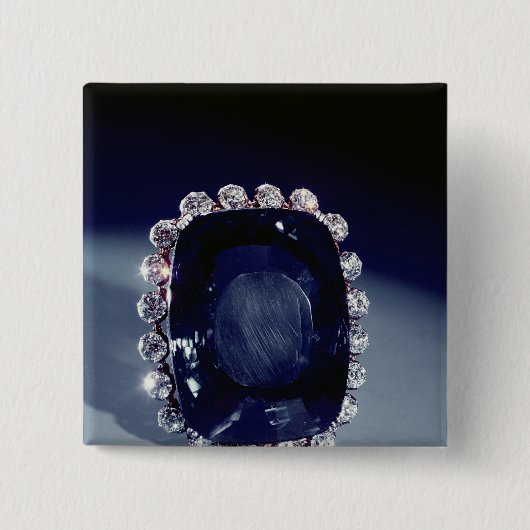 De Logan Brooch Vierkante Button 5,1 Cm (Voorkant)
