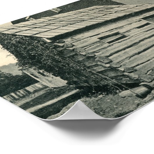 De Logcabine 1906 Poster (Hoek)