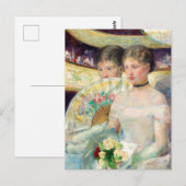 De Loge van Mary Cassatt Briefkaart (Voorkant / Achterkant)