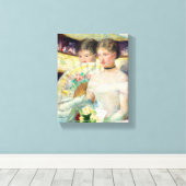 De Loge van Mary Cassatt Canvas Afdruk (Insitu (Houten vloer))