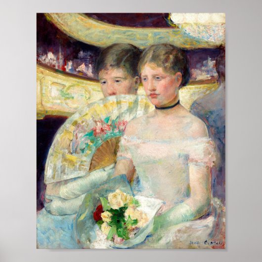 De Loge van Mary Cassatt Poster (Voorkant)