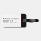 De Logo Batman en Catoman Bagagelabel (Achterkant horizontaal)