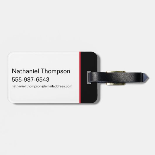 De Logo Batman en Catoman Bagagelabel (Achterkant horizontaal)