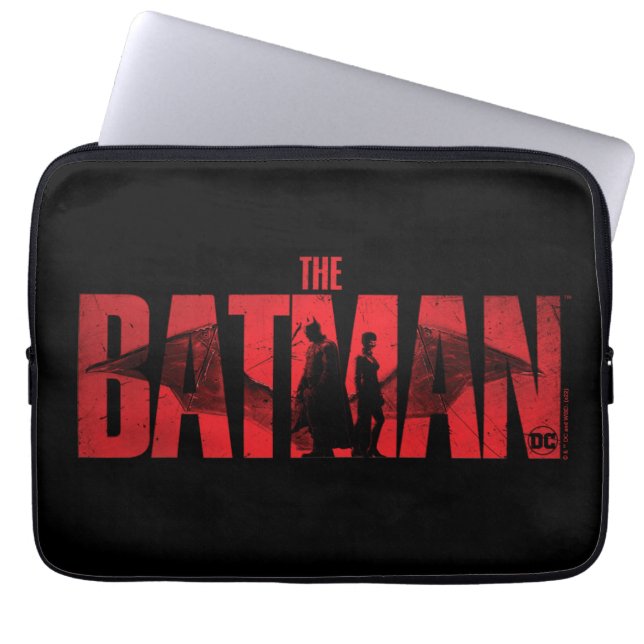 De Logo Batman en Catoman Laptop Sleeve (Voorkant)