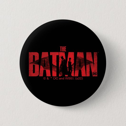 De Logo Batman en Catoman Ronde Button 5,7 Cm (Voorkant)