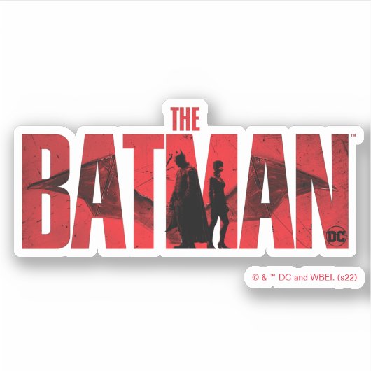 De Logo Batman en Catoman Sticker (Voorkant)