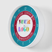 De Logo en de Klok van het Bedrijf van de douane - (Hoek)