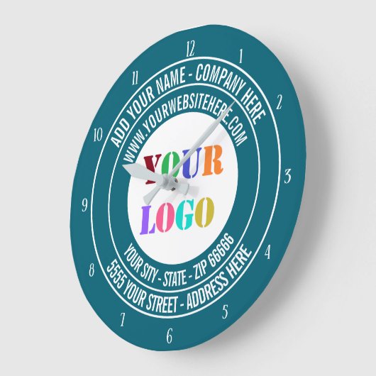 De Logo en de Klok van het Bedrijf van de douane - (Hoek)