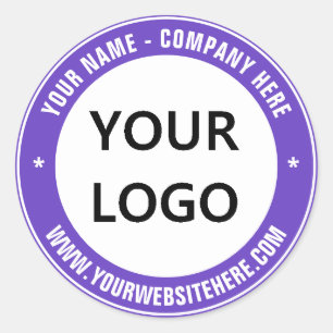 De Logo en de Sticker van de Tekst van het Bedrijf