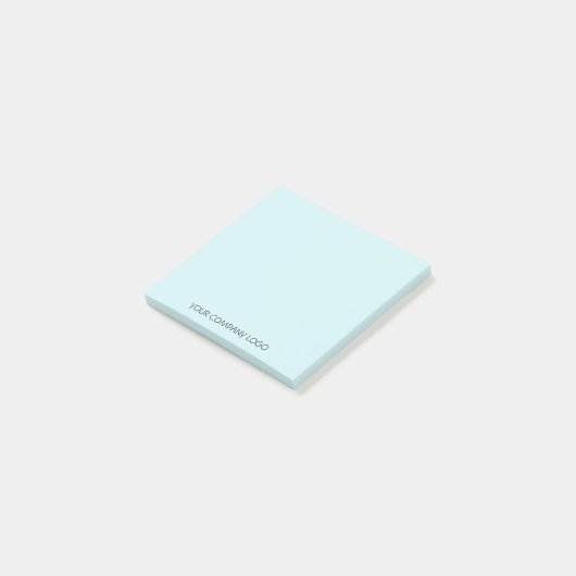 De logo, persoonlijke post-it notities van uw bedr post-it® notes (Schuin)