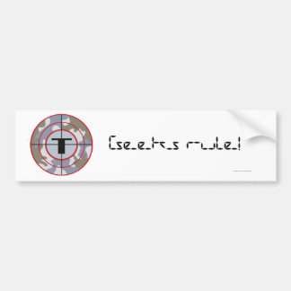 De Logo Techno Tribe Bumpersticker