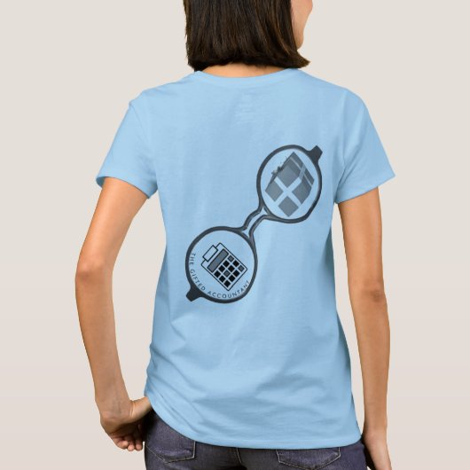 "De Logo van de boekhouder" T-shirt (Achterkant)